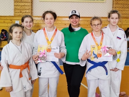 Юные дзюдоистки стали призерами соревнований "Принцесса Татами"