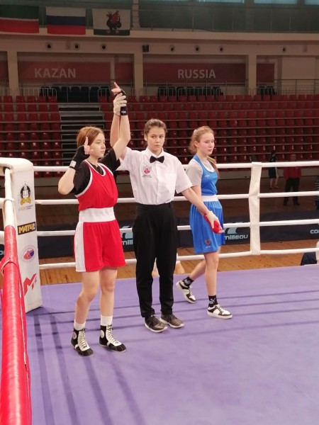Мишина Надежда заняла 1 место в Первенстве и Чемпионате РТ по боксу