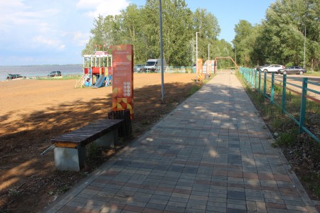 Набережная "Мандарин" открыта для летнего отдыха
