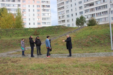 В сквере "Соенеч" прошло рабочее совещание