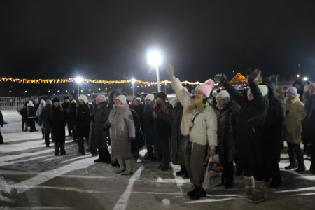 В экопарке открылся елочный городок