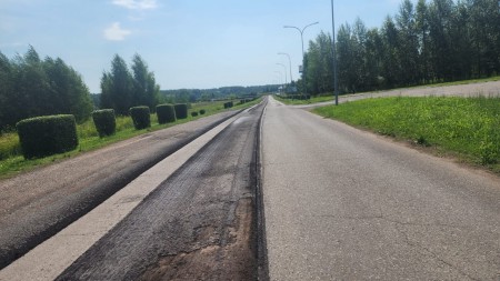 В Камских Полянах идет капитальный ремонт дорог