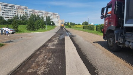 В Камских Полянах идет капитальный ремонт дорог