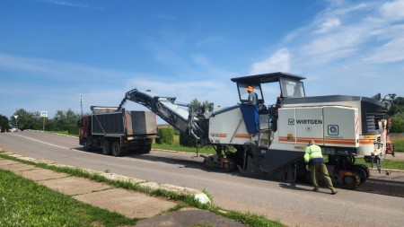 В Камских Полянах идет капитальный ремонт дорог