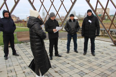 В парке "Оазис" прошло совещание по подготовке к новогодним мероприятиям